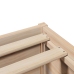 Estructura de cama sin colchón madera maciza de pino 90x190 cm