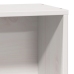Estructura de cama sin colchón madera maciza blanca 75x190 cm