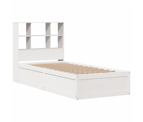 Estructura cama sin colchón madera maciza pino blanca 100x200cm