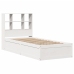 Estructura cama sin colchón madera maciza pino blanca 100x200cm