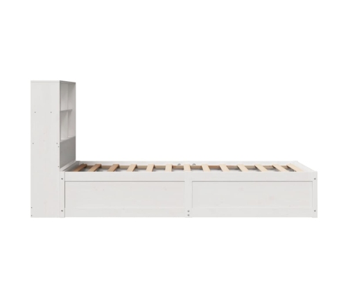 Estructura cama sin colchón madera maciza pino blanca 100x200cm