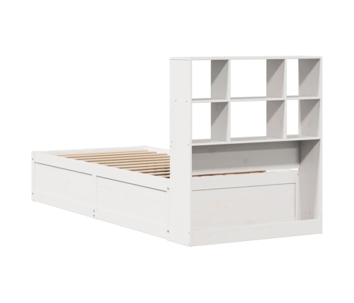 Estructura cama sin colchón madera maciza pino blanca 100x200cm