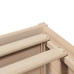 Estructura de cama sin colchón madera maciza de pino 90x200 cm