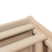 Estructura de cama sin colchón madera maciza de pino 90x190 cm