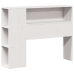 Estructura de cama sin colchón madera de pino blanca 90x200 cm