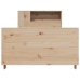 Estructura de cama sin colchón madera maciza de pino 90x190 cm