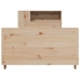 Estructura de cama sin colchón madera maciza pino 75x190 cm
