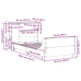 Estructura de cama sin colchón madera maciza marrón 75x190 cm