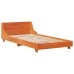 Estructura de cama sin colchón madera maciza marrón 75x190 cm