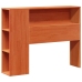 Estructura de cama sin colchón madera maciza marrón 75x190 cm