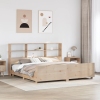 Estructura de cama sin colchón madera maciza de pino 180x200 cm