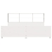 Cama sin colchón madera maciza de pino blanca 180x200 cm