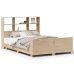 Estructura de cama sin colchón madera maciza de pino 160x200 cm