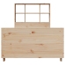 Estructura de cama sin colchón madera maciza de pino 100x200 cm