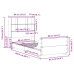 Estructura de cama sin colchón madera maciza de pino 90x200 cm