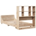 Estructura de cama sin colchón madera maciza de pino 90x200 cm