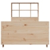 Estructura de cama sin colchón madera maciza de pino 90x190 cm
