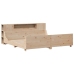 Estructura de cama sin colchón madera maciza de pino 180x200 cm