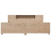 Estructura de cama sin colchón madera maciza de pino 180x200 cm