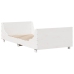 Estructura cama sin colchón madera maciza pino blanca 100x200cm