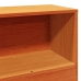 Cama sin colchón madera maciza de pino marrón cera 100x200 cm