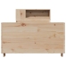 Estructura de cama sin colchón madera maciza pino 75x190 cm