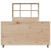 Cama con estantería sin colchón madera maciza 90x190 cm
