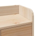 Cama con estantería sin colchón madera maciza de pino 100x200cm