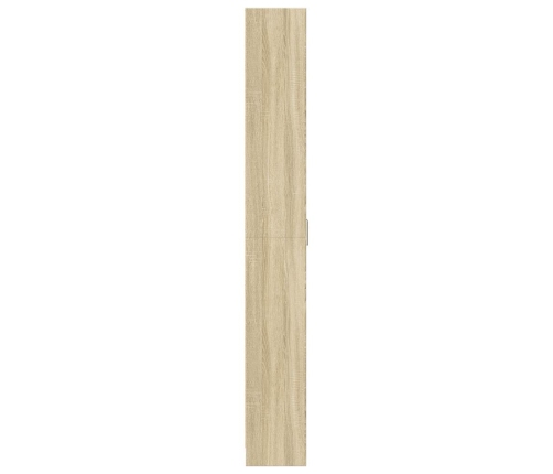 Armario de pasillo madera ingeniería roble Sonoma 55x25x189 cm