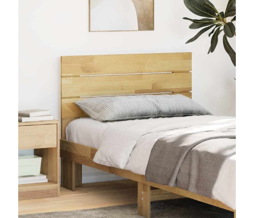 Cabecero de cama 75 cm madera maciza roble