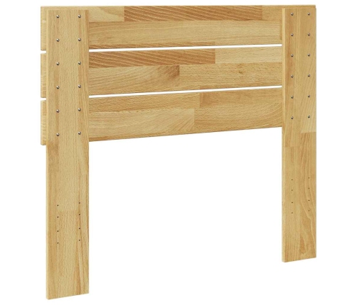 Cabecero de cama 75 cm madera maciza roble