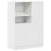 Mueble de cocina 2 piezas madera contrachapada blanca