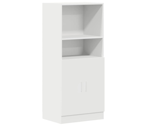 Mueble de cocina 2 piezas madera contrachapada blanca