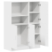 Mueble de cocina 2 piezas madera contrachapada blanca