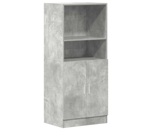 Set de muebles de cocina 2 pzas madera ingeniería gris hormigón