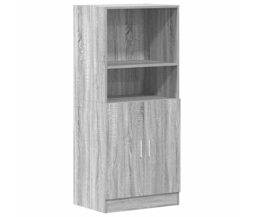 Set de muebles de cocina 2 pzas madera ingeniería gris sonoma