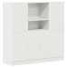 Mueble de cocina 3 piezas madera contrachapada blanca