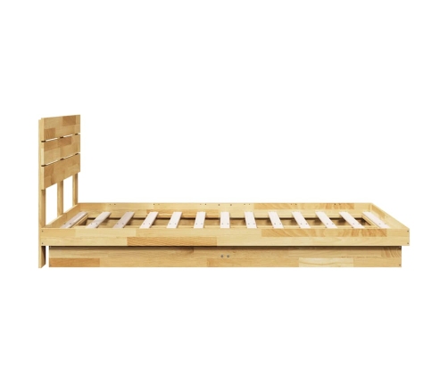 Estructura de cama con cabecero sin colchón 120x190 cm