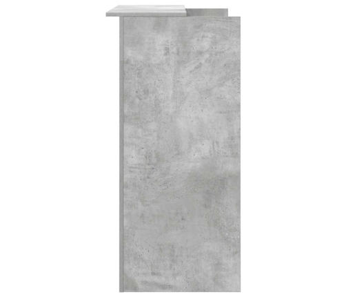 Mostrador de recepción gris hormigón 100x50x103,5 cm