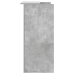 Mostrador de recepción gris hormigón 100x50x103,5 cm