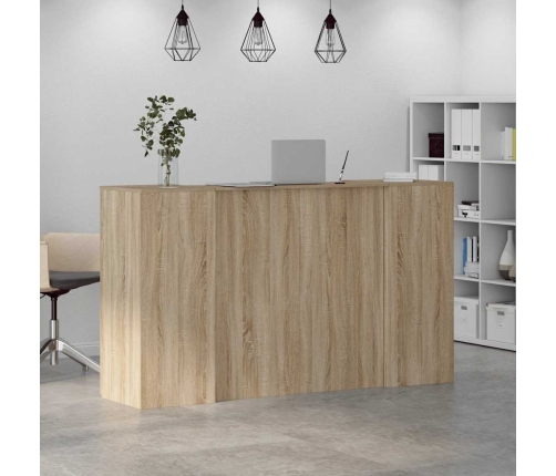 Mostrador de recepción roble sonoma 180x50x103,5 cm