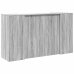 Mostrador de recepción sonoma gris 180x50x103,5 cm