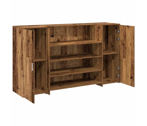 Mostrador de recepción madera vieja 180x50x103,5 cm