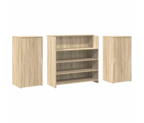 Mostrador de recepción roble sonoma 200x50x103,5 cm