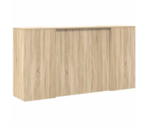 Mostrador de recepción roble sonoma 200x50x103,5 cm