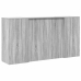 Mostrador de recepción sonoma gris 200x50x103,5 cm