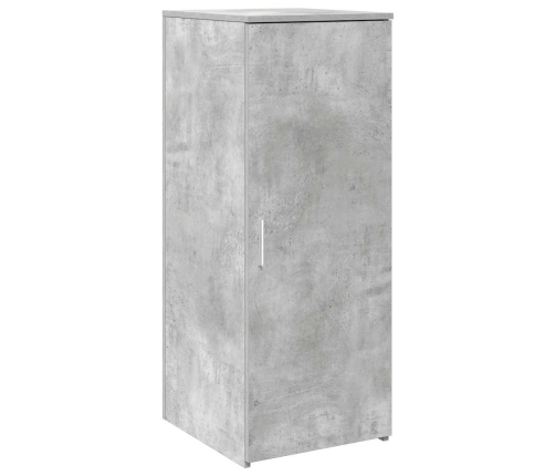 Mostrador de recepción gris hormigón 135x50x103,5 cm