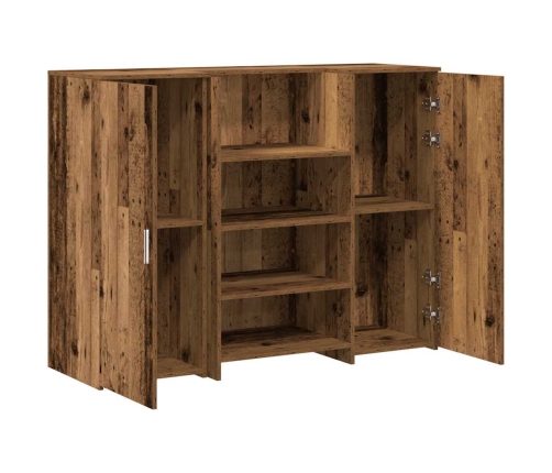 Mostrador de recepción madera vieja 135x50x103,5 cm