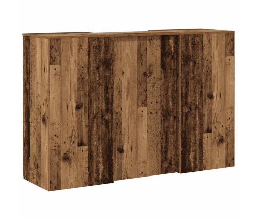 Mostrador de recepción madera vieja 155x50x103,5 cm