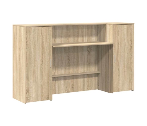 Mostrador de recepción roble sonoma 180x50x103,5 cm